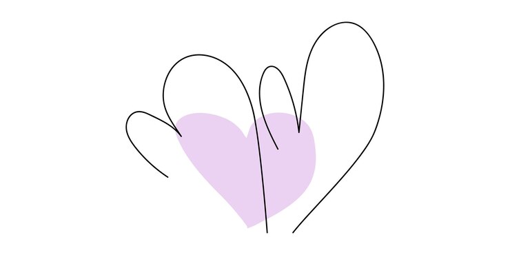 vector handdrawn or line art shape design
