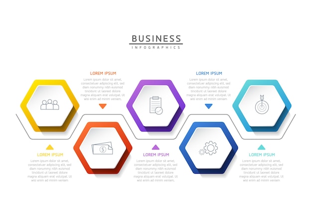 Vector illustration, infographics design, template, marketing, information, with 5 options or steps