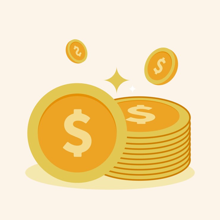 vector illustration of bank money