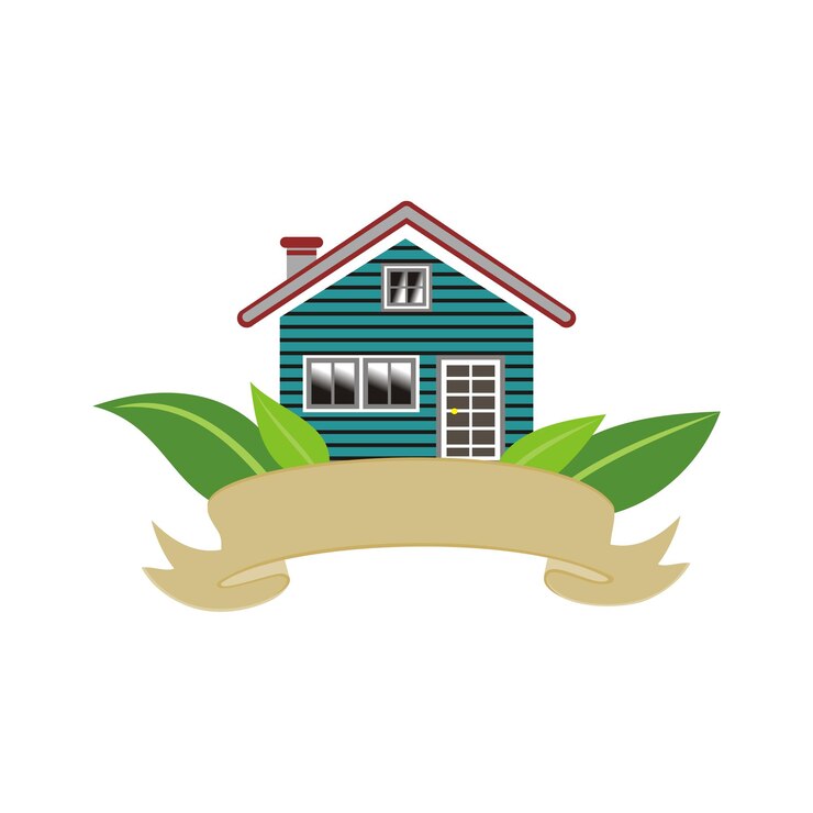 Vector vector illustration of cool detailed house icon isolated on white background