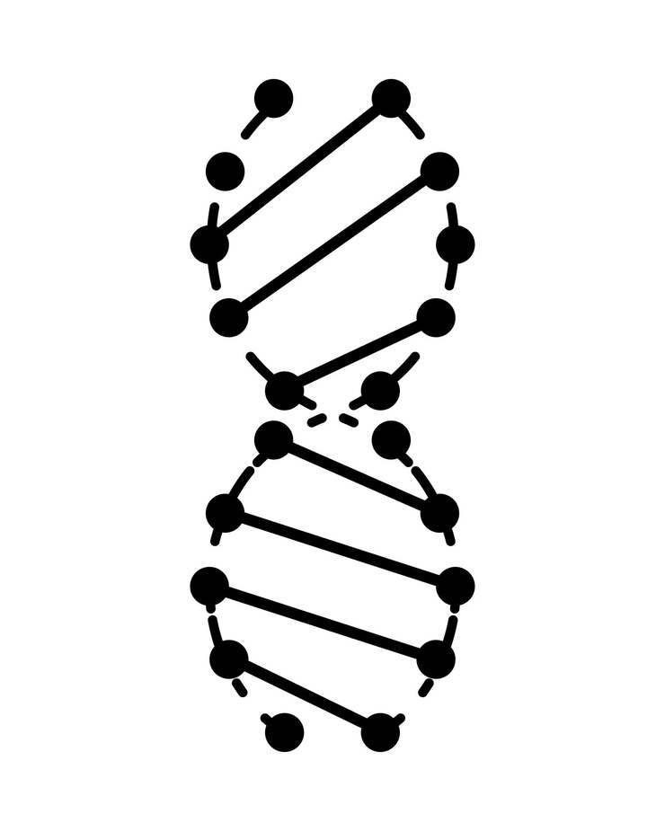 Vector vector illustration of dna