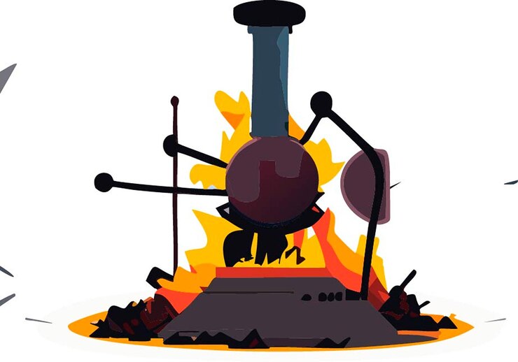 Vector vector illustration of scientific laboratory