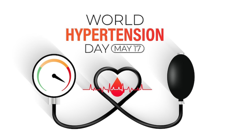 Vector illustration on the theme of World Hypertension day observed on every year May 17