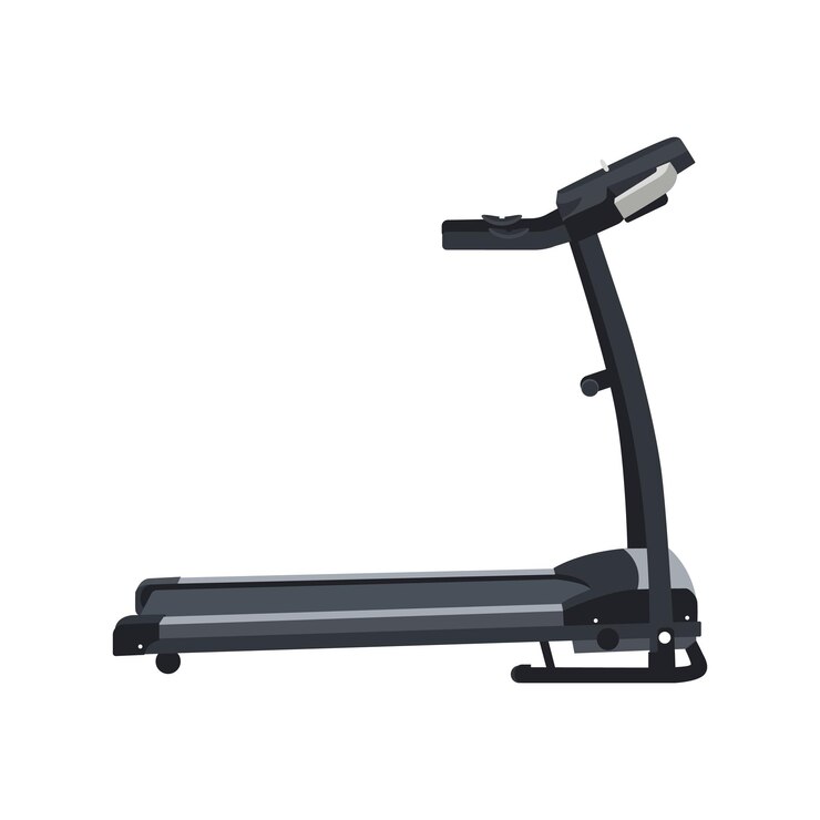 Vector vector image of a treadmill