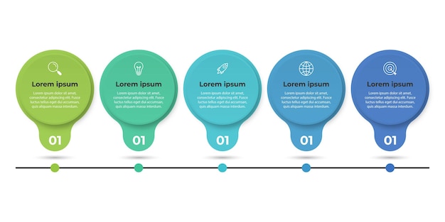 vector infographic label design template with icons and 5 options or steps can be used for process diagram presentations workflow layout banner flow chart info graph