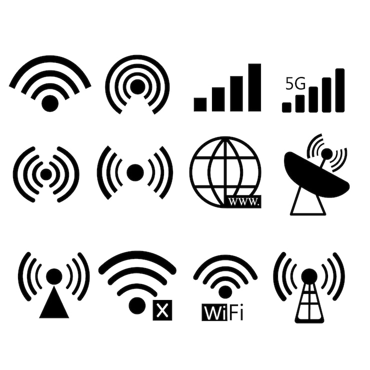 vector internet connection icon