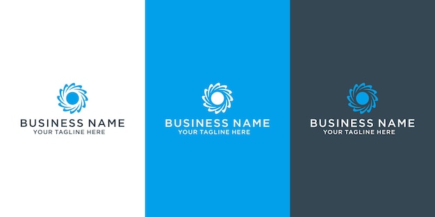 vector isolated solar logo design template abstract icon round shape