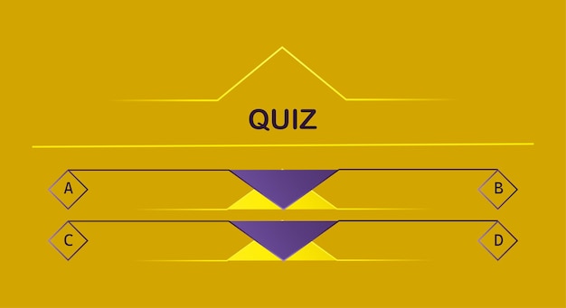 vector layout of the quiz question with choice of text menu gradient template of intellectual competition game menu tv show quiz questions quiz with choice of answer screen within the framework