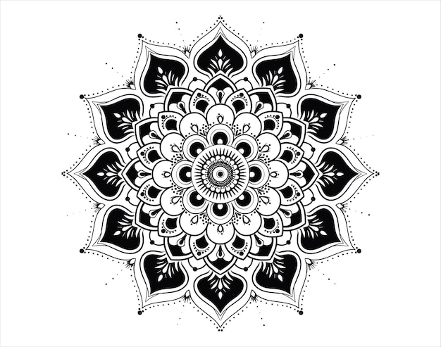 Vector mandalas coloring book