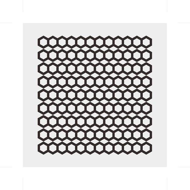 Vector ornament formed by an elegant hexagon pattern suitable for decoration background textiles