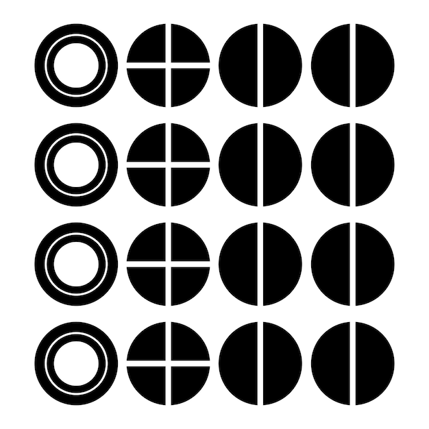 vector price tag shapes black and red solid set outline cartoon abstract blank template
