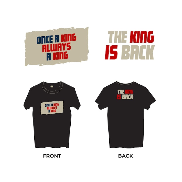 Vector print ready modern typography t shirt design