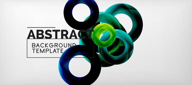 Vector rings abstract background