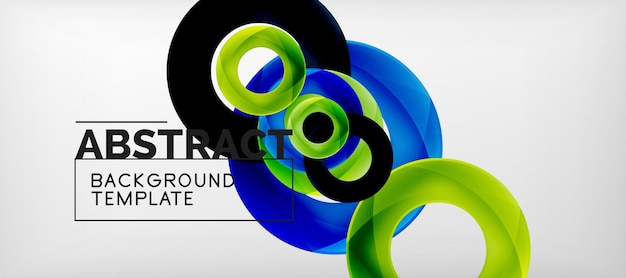 Vector rings abstract background