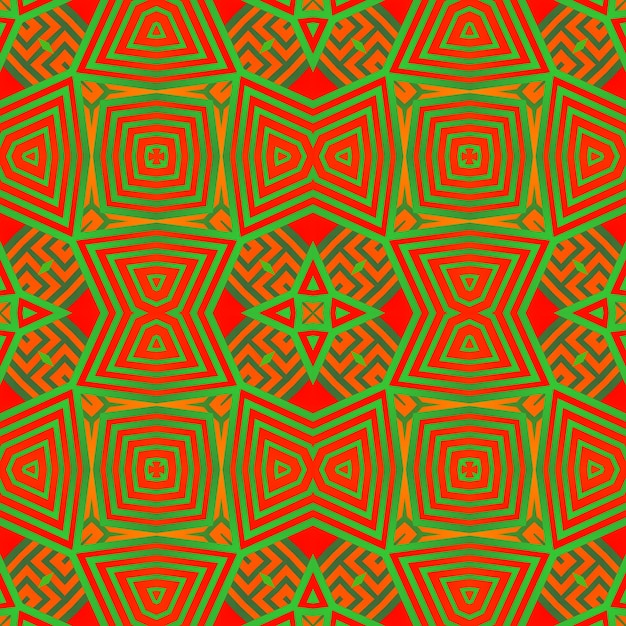 vector seamless abstract background in orange color combined with red color