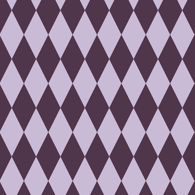 Vector seamless geometric pattern purple rhombuses