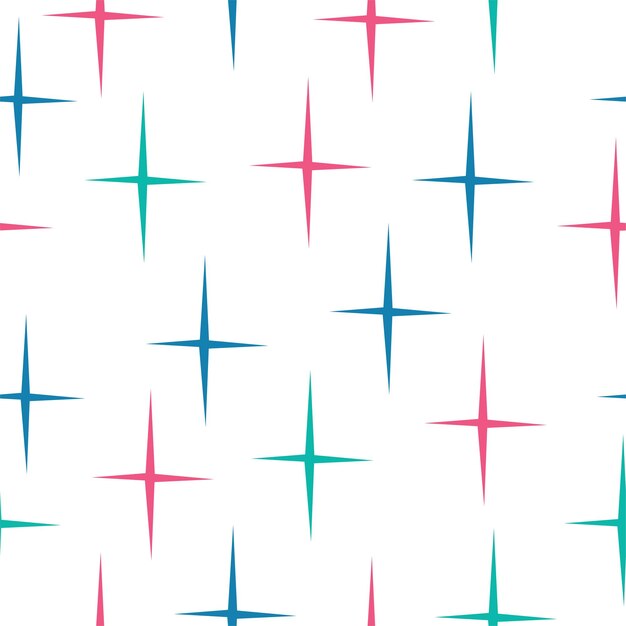 Vector seamless pattern swirl multicolored background