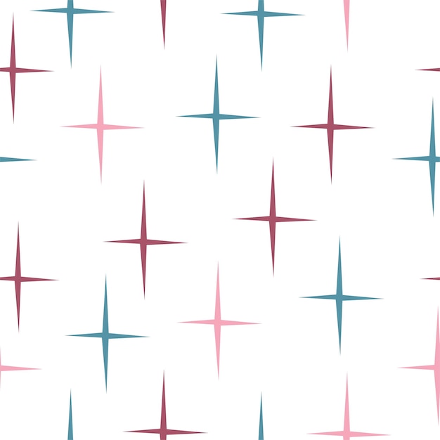 Vector seamless pattern swirl multicolored background