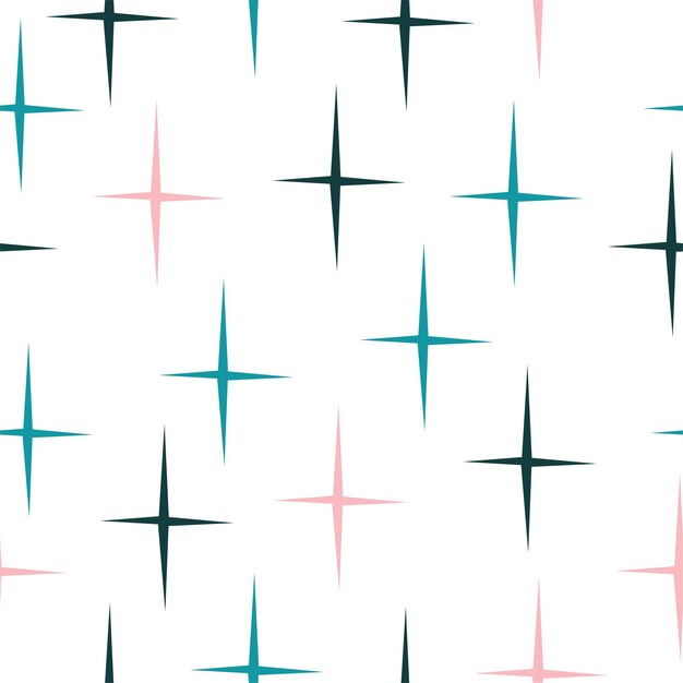 Vector seamless pattern swirl multicolored background