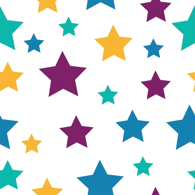 Vector seamless pattern swirl multicolored background