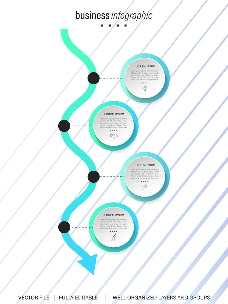 Vector vector set of business infograph vectors