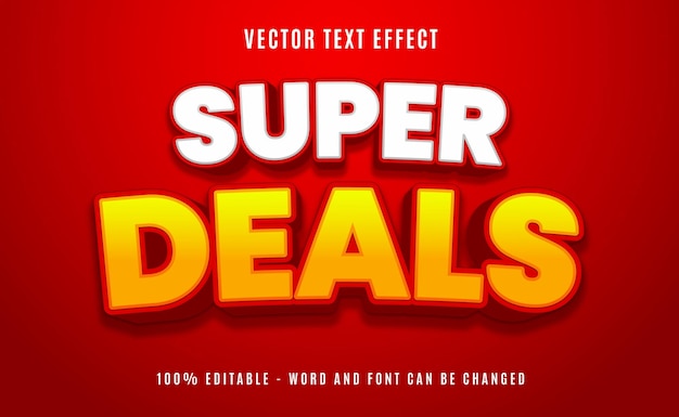 vector text effect