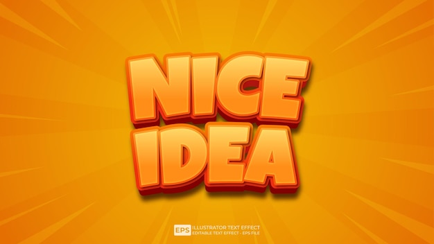Vector vector 3d text editable text effect nice idea