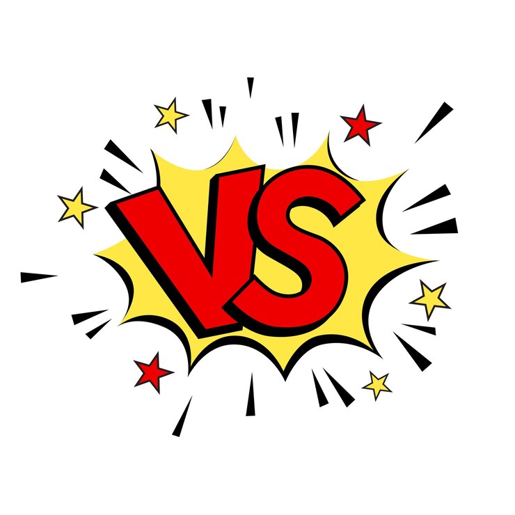 Vector vector versus logo vs letters for sports and fight competition battle vs match