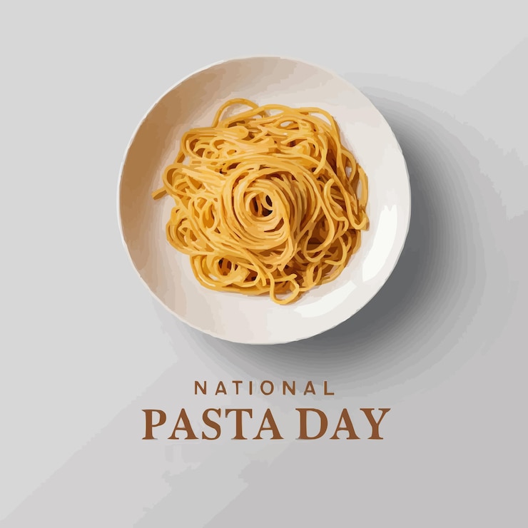 Vector vector world pasta day banner design