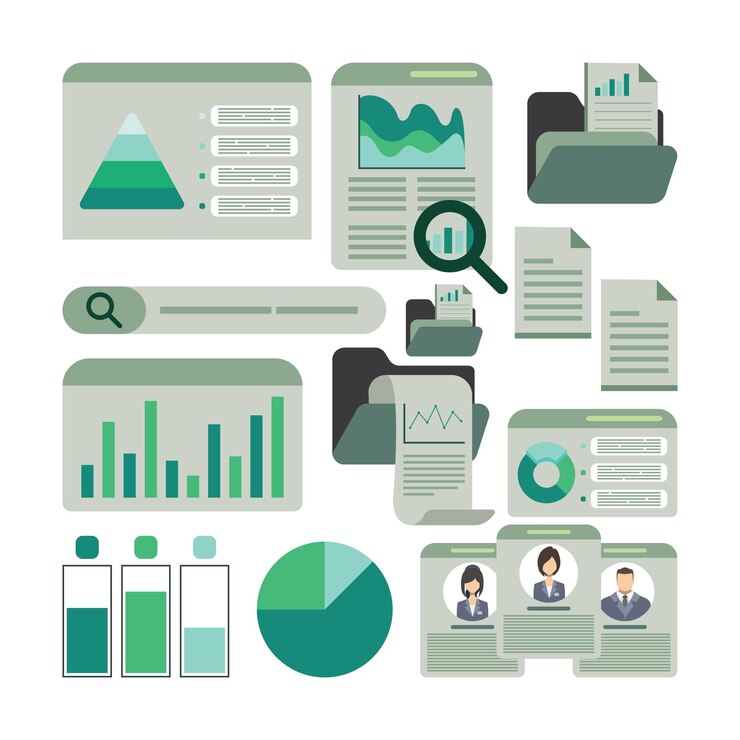 Vektor ilustrasi data