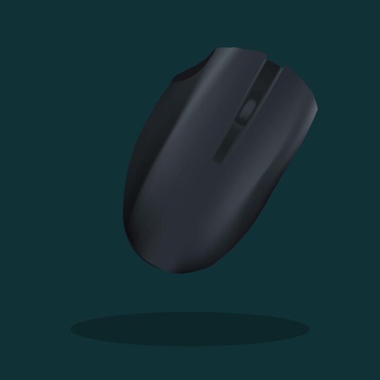 Vector vektor mouse komputer 3d realistis