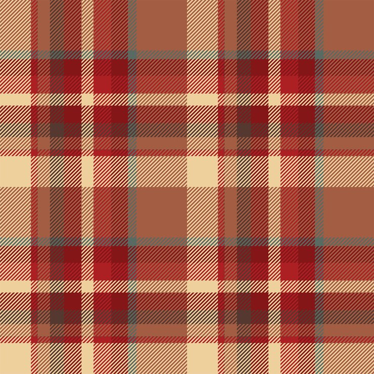 Vector vektor pola kotak-kotak tanpa batas tartan scotland. latar belakang kain retro. tekstur geometris persegi warna kotak-kotak vintage.