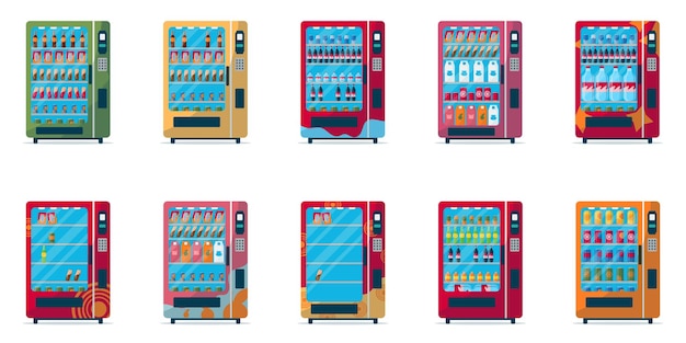 vending muchine illustration
