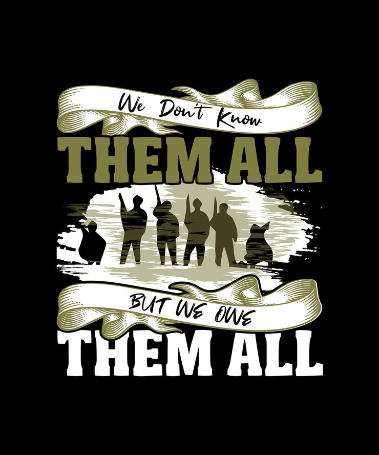Vector veteran t shirt design vector, eps