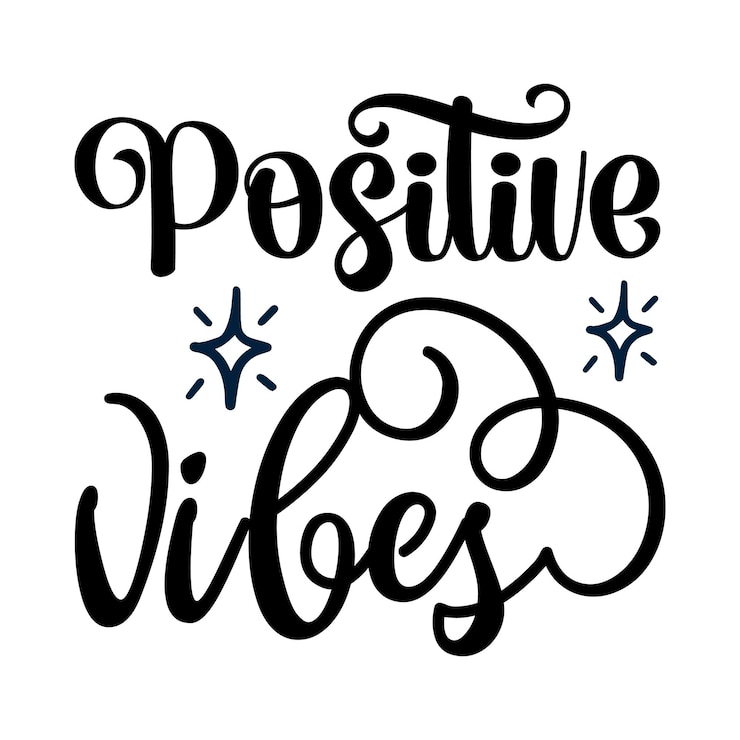 Vector vibes positif svg desain svg motivasi desain svg inspirasional