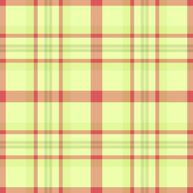 vibrant check pattern plaid store texture tartan fabric design seamless textile background vector in lime and orange colors