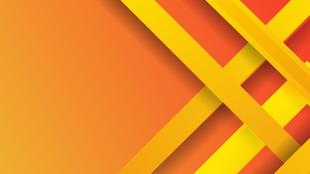 Vibrant Yellow geometric background with fluid gradient shapes