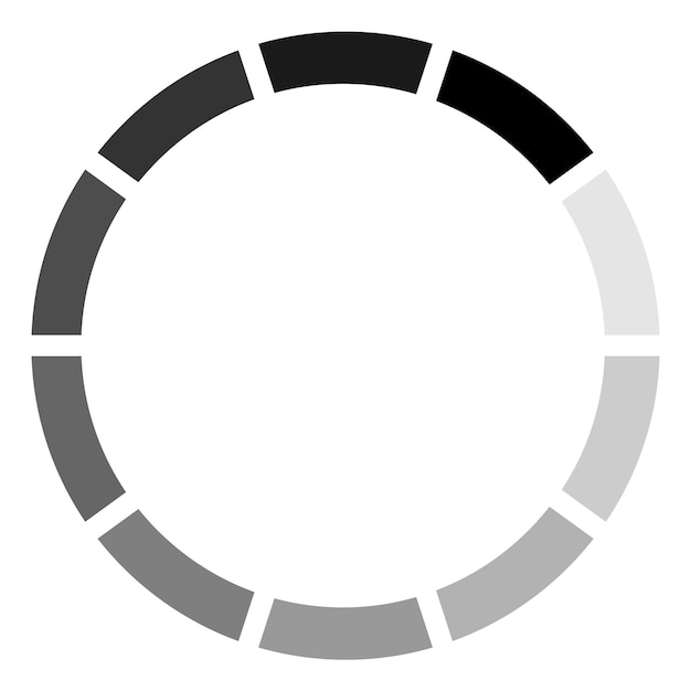 Video buffering sign Interface uploading progress indicator