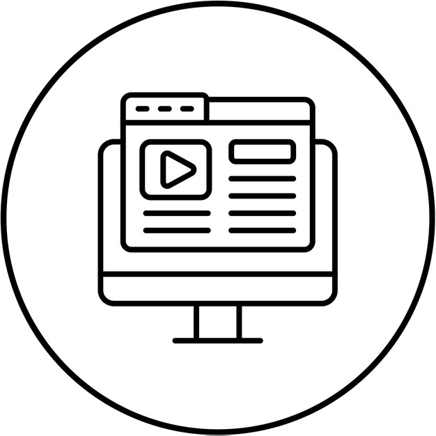 Video Content Icon