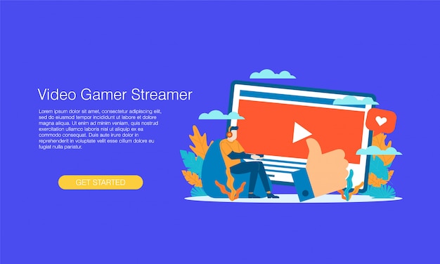 video game streamer banner