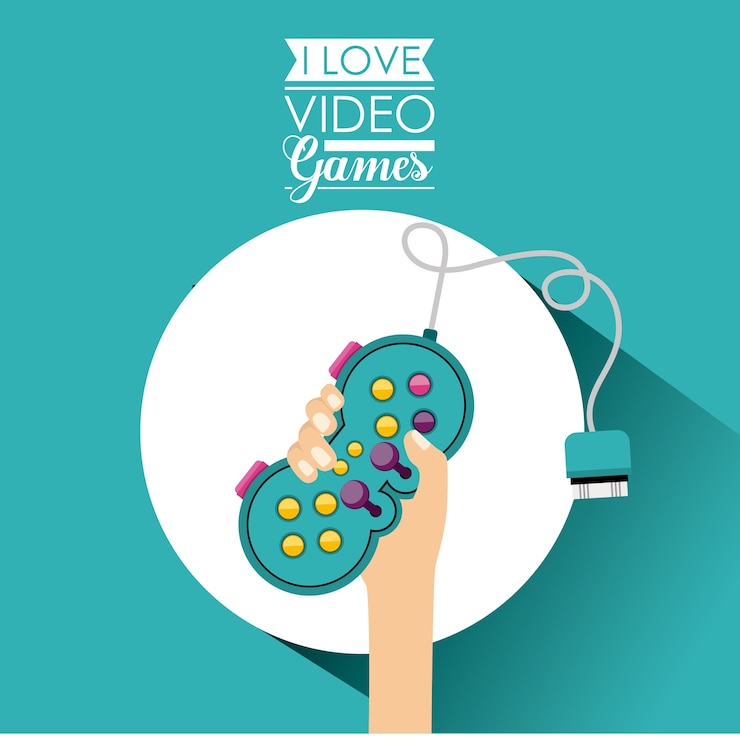 Vector video games design