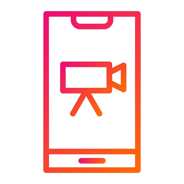 video vector icon design illustration