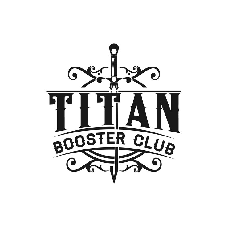Vector vintage badge with classic lettering and sword vector