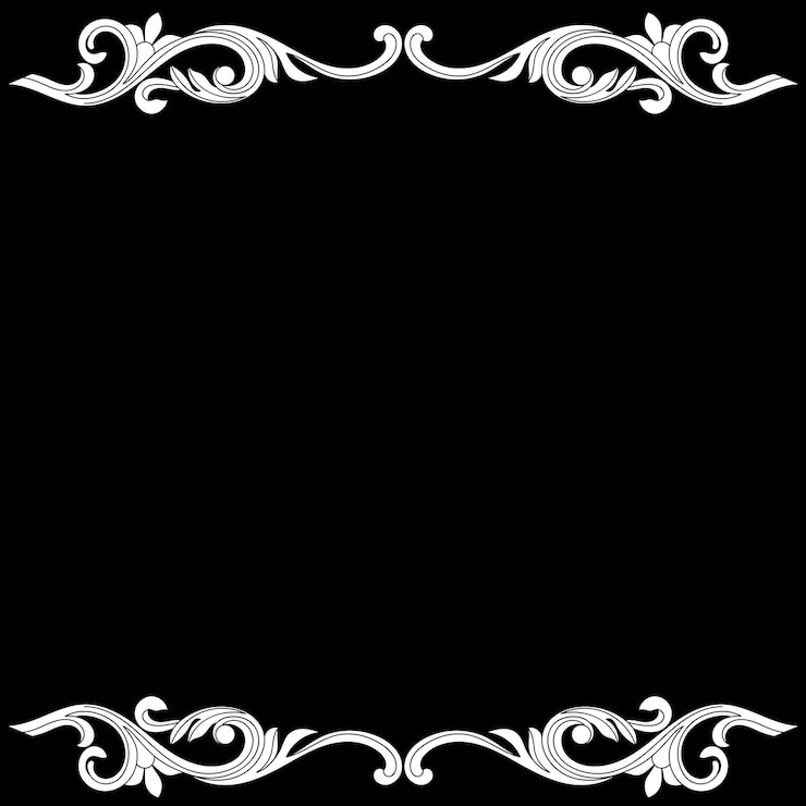 Vector vintage border frame engraving with retro ornament pattern in antique baroque style. vector.