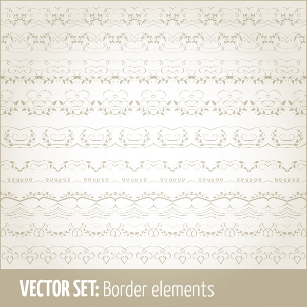 Vintage borders collection