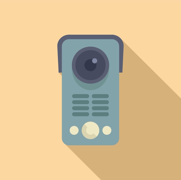 Vintage camera illustration on beige background