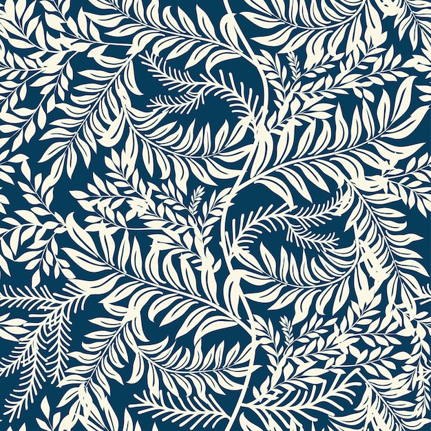 Vintage Decorative seamless pattern in classic style with small flowers ditsy Light silhouettes of flowers twocolor ornament shabby chic