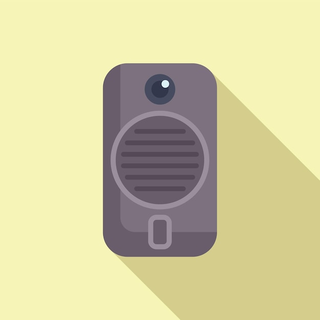 Vintage microphone icon on pastel background