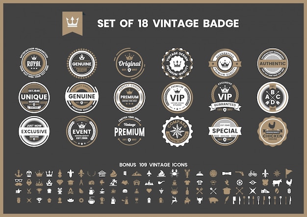 Vintage Retro Vector for banner