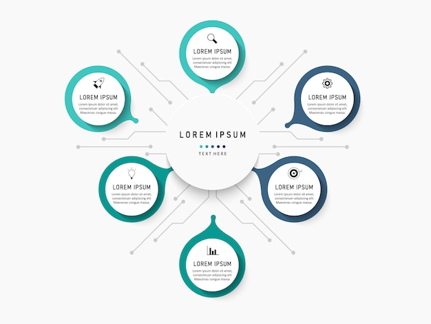 Visualisasi data bisnis. Bagan proses. Elemen abstrak dari grafik, diagram dengan langkah, opsi, bagian, atau proses. Templat bisnis. Konsep kreatif untuk infografis.